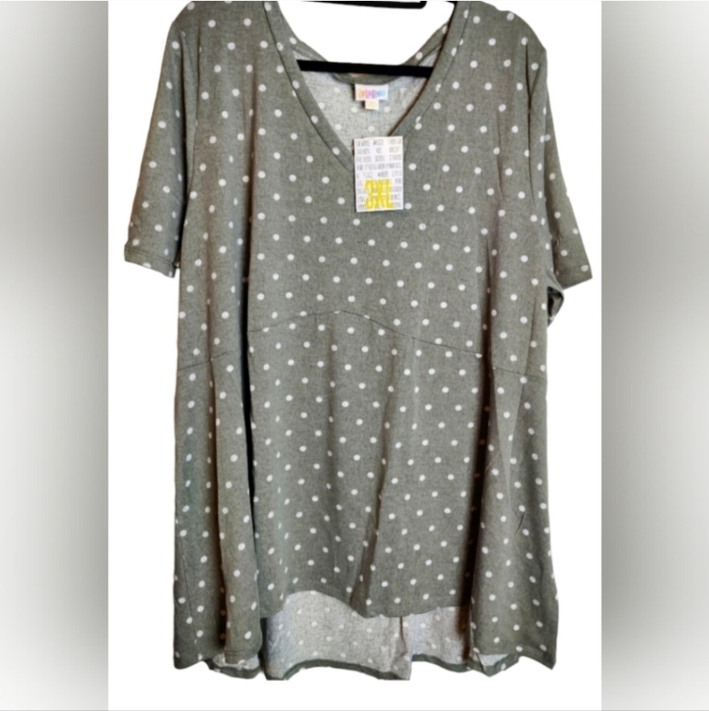 Polka Dots V-neck top